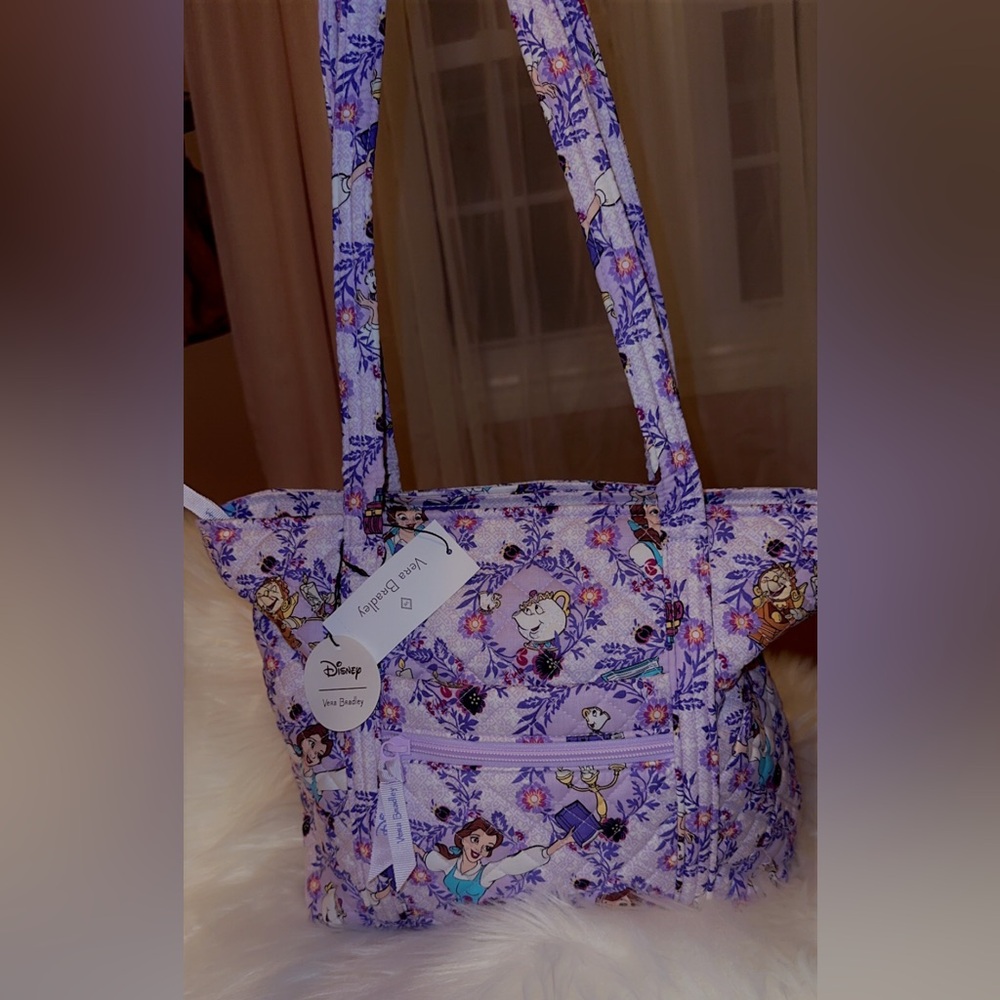 Vera Bradley Disney Purple Floral Women's tote